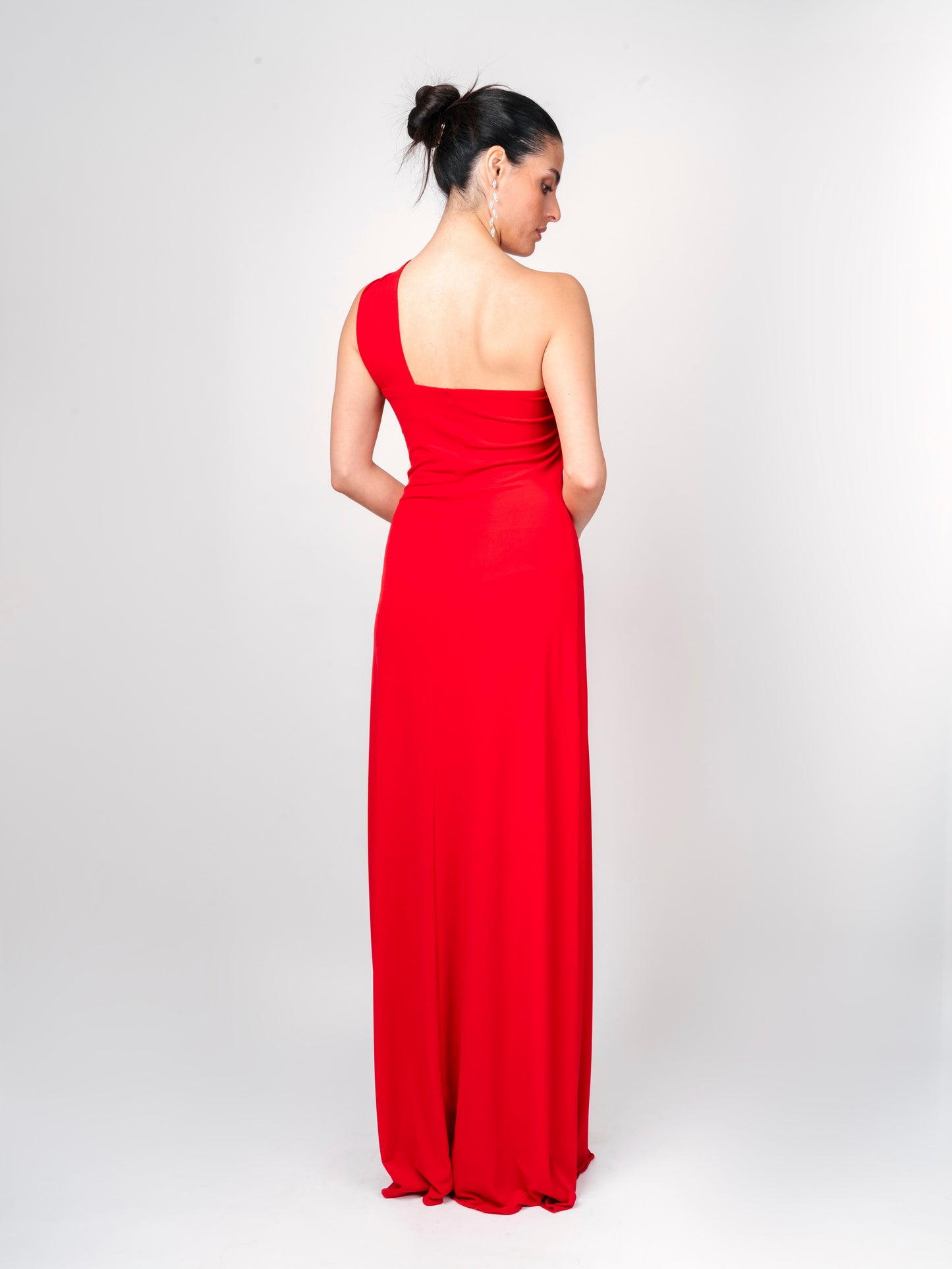 Vestido Largo Rojo - Vc Vestidos