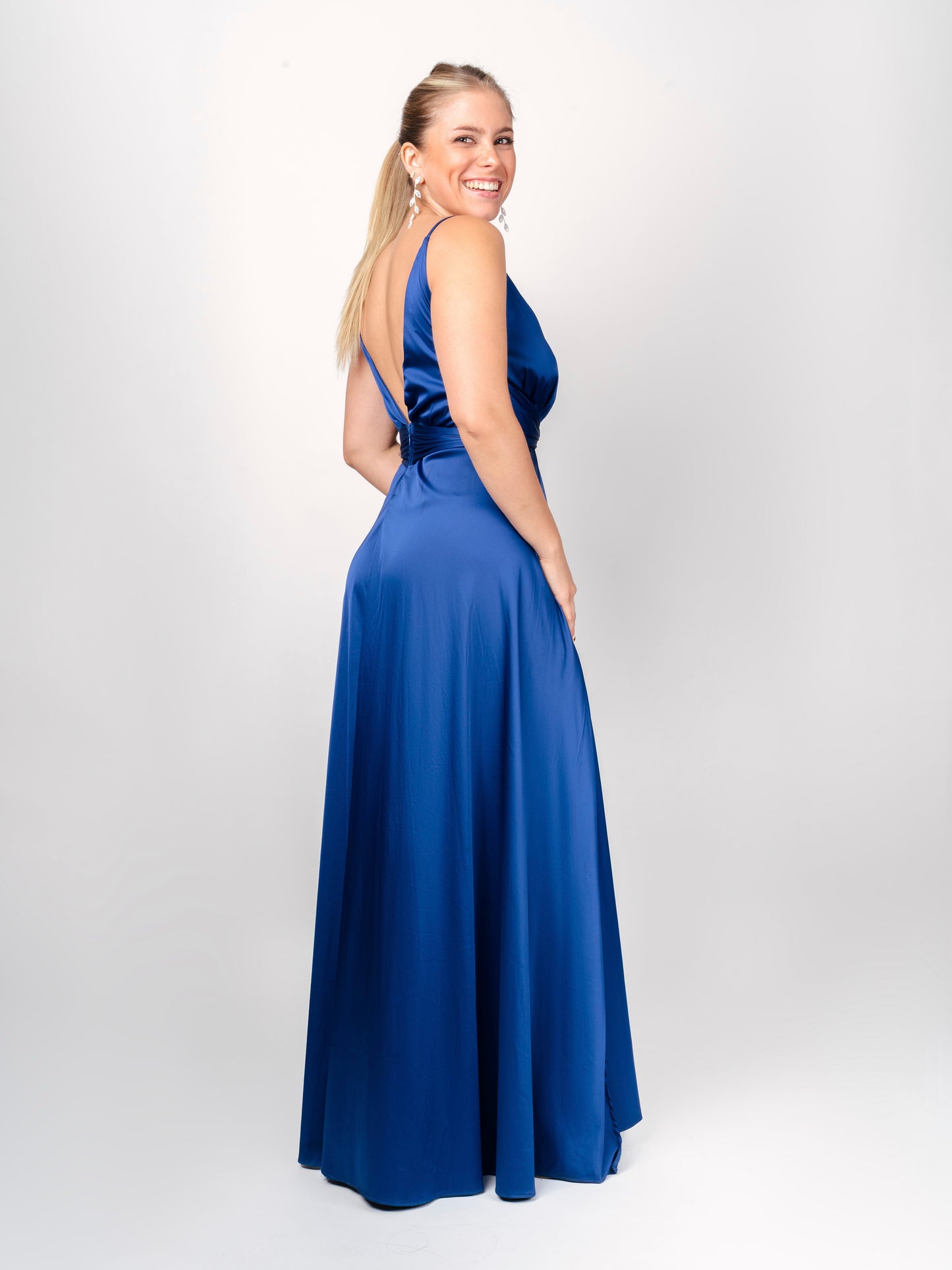 Vestido Largo Azul - Ay de Mí