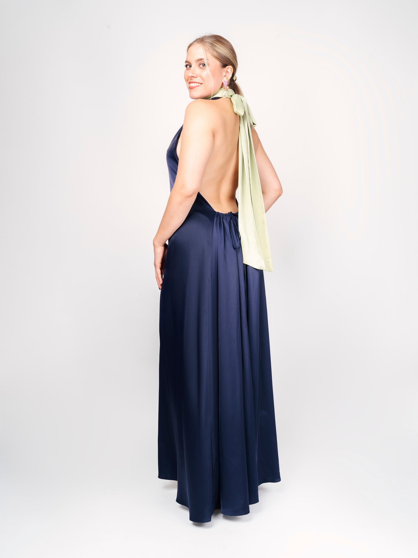Vestido Largo Azul – It Velvet