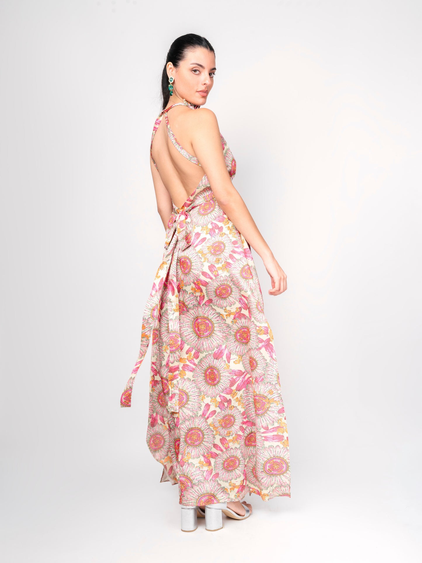 Vestido Floral Halter – It Velvet