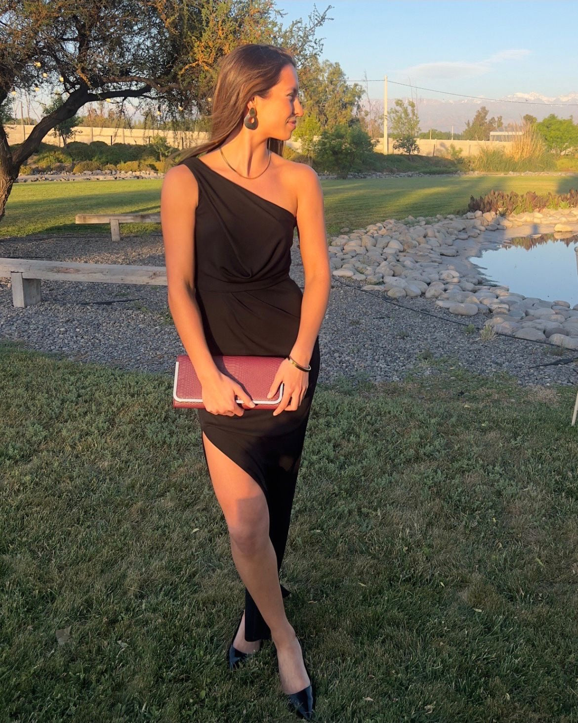 Vestido Largo negro - Bcbg