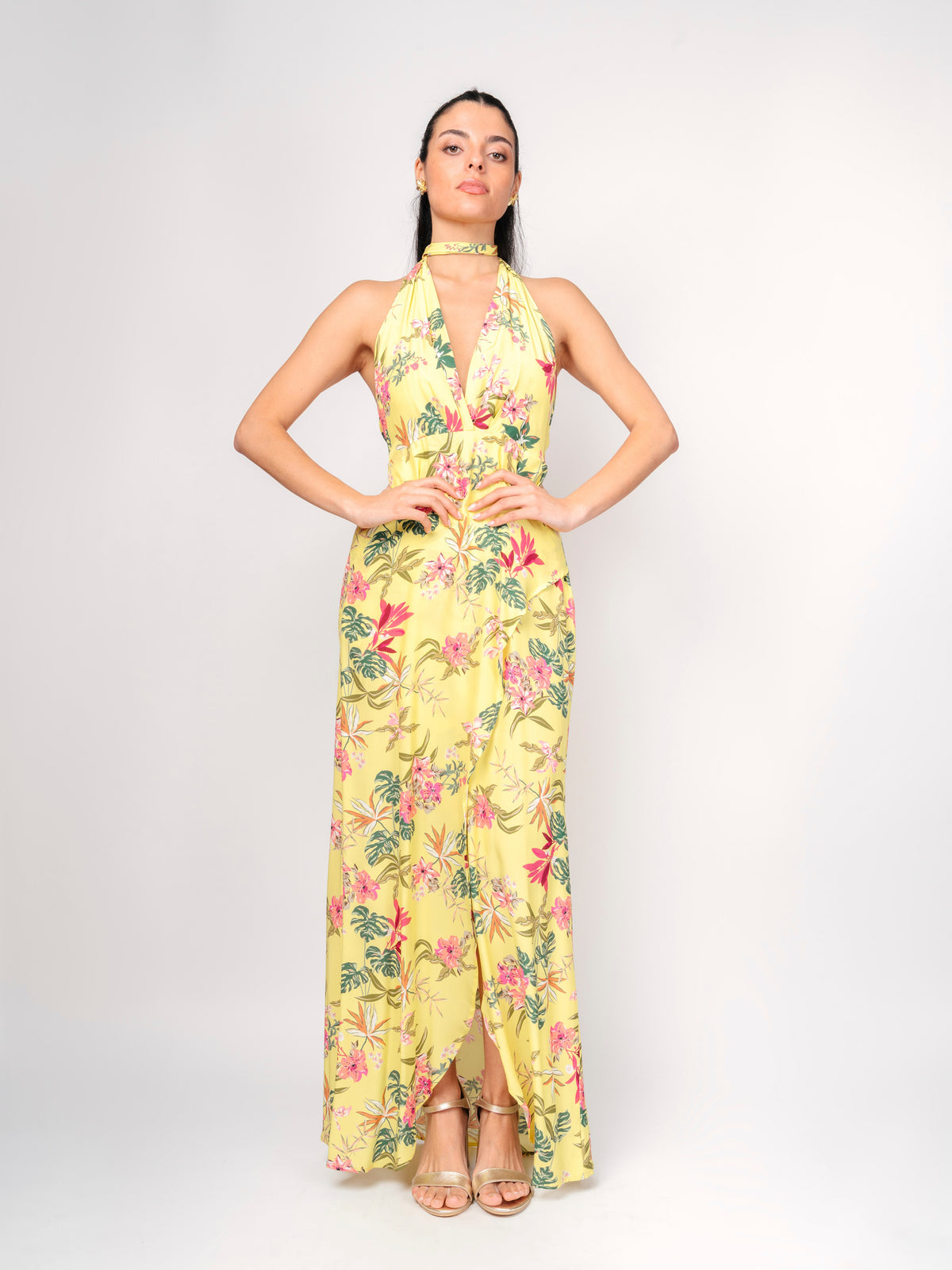 Vestido Largo Floral
