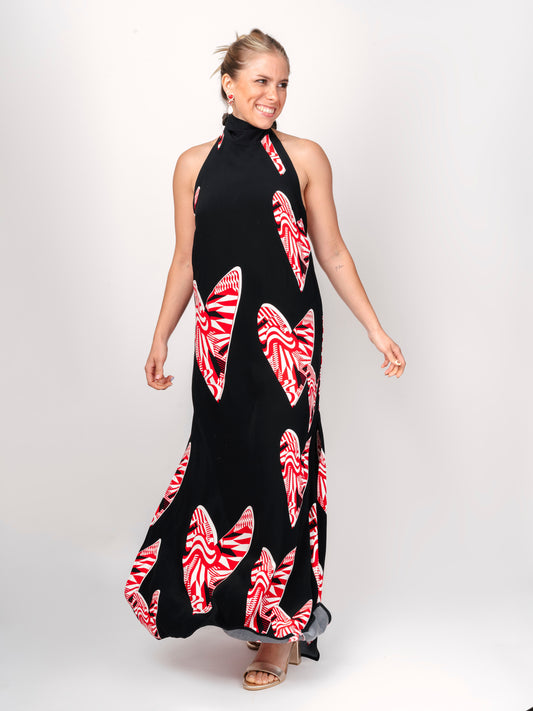 Vestido Largo Halter - Jazmin Chebar