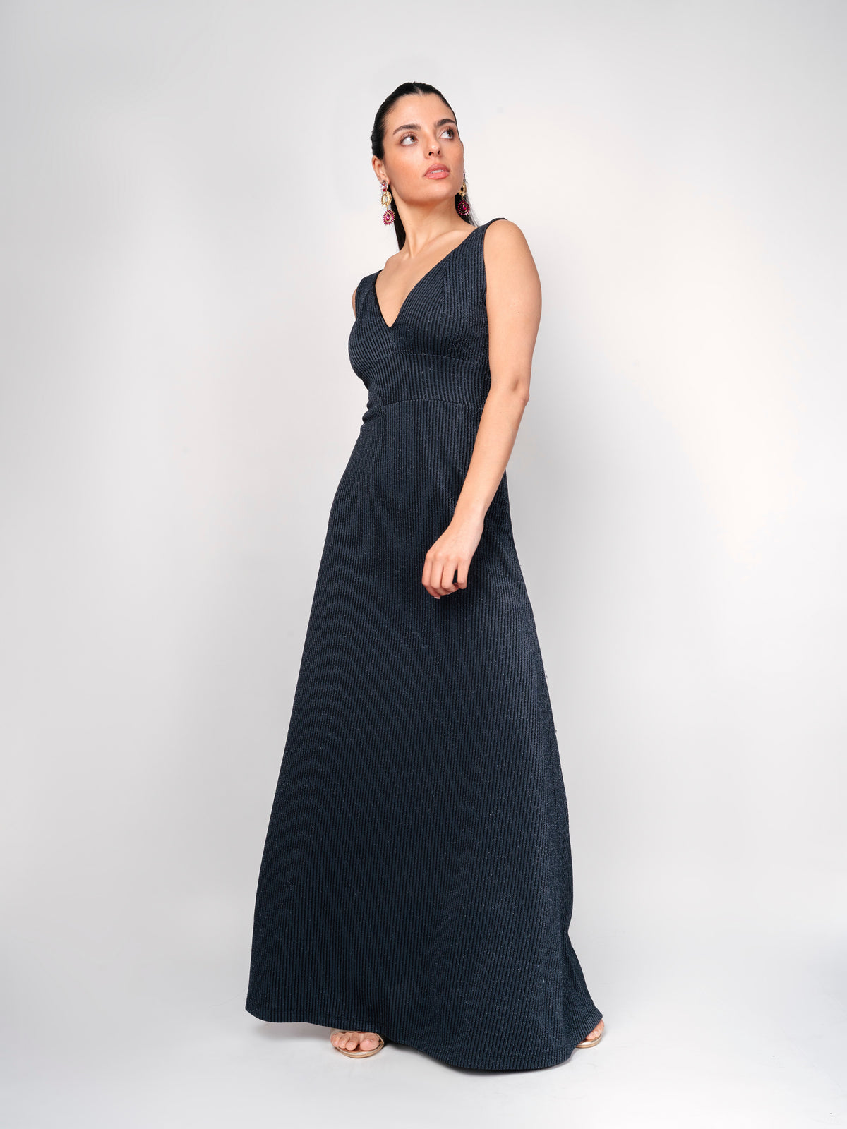 Vestido Largo Azul