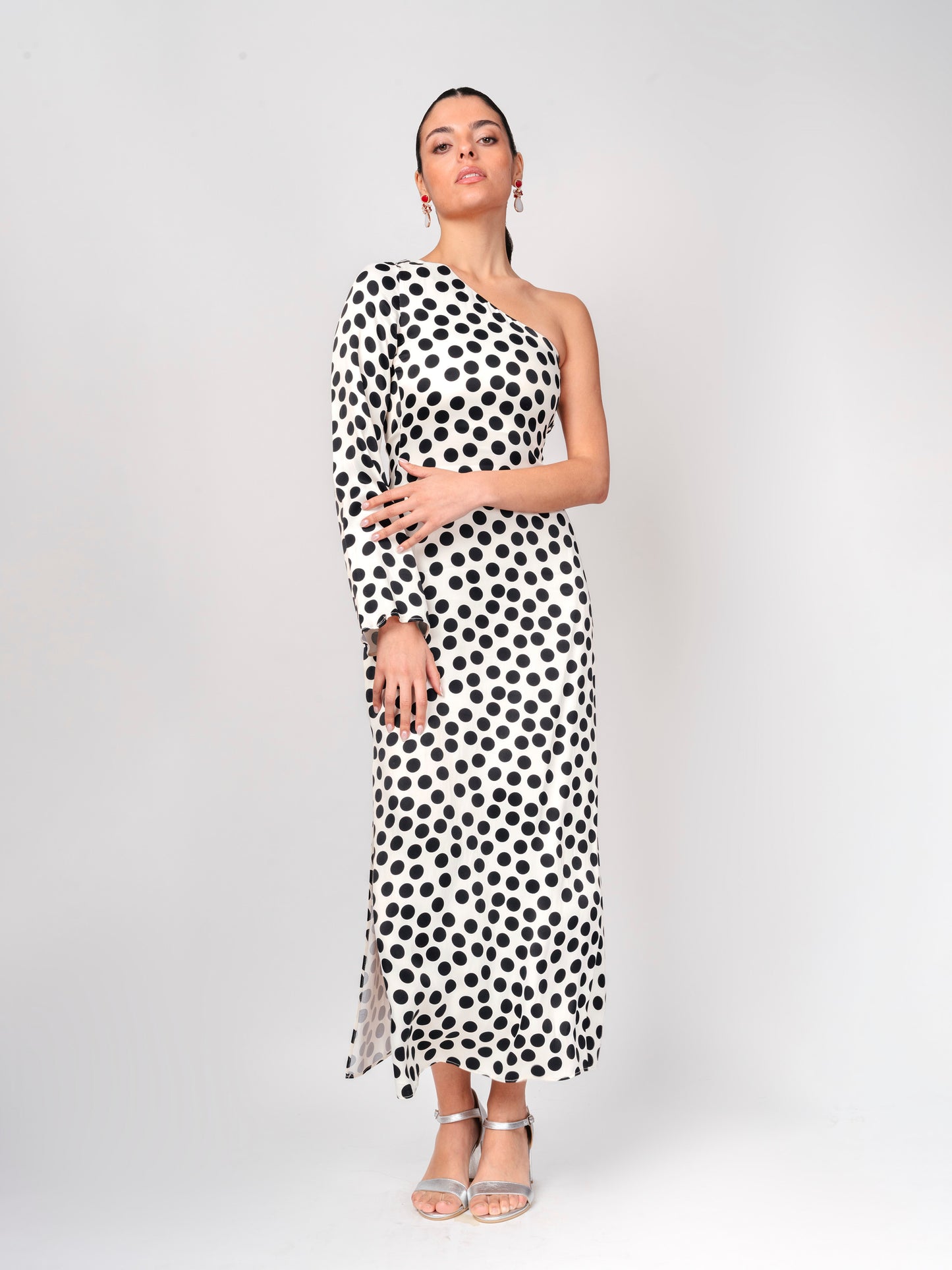Vestido Midi Polka Dot - Mango