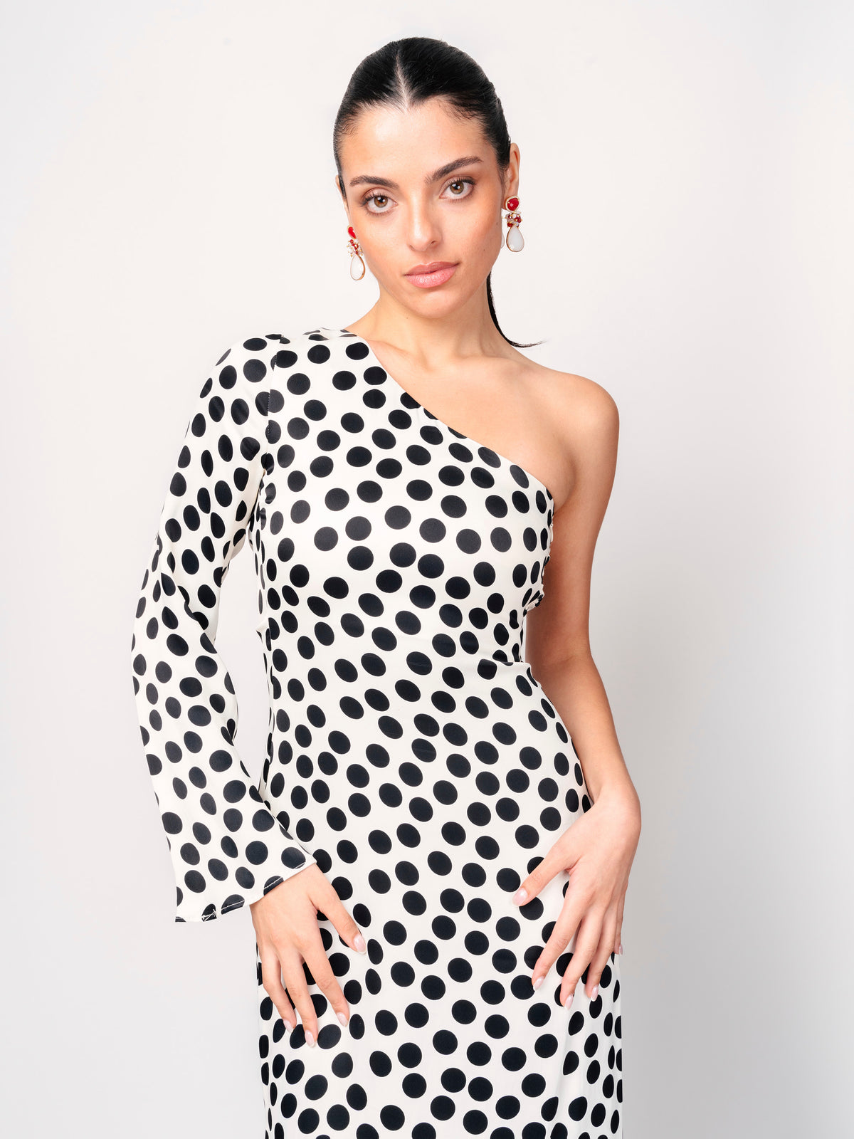 Vestido Midi Polka Dot