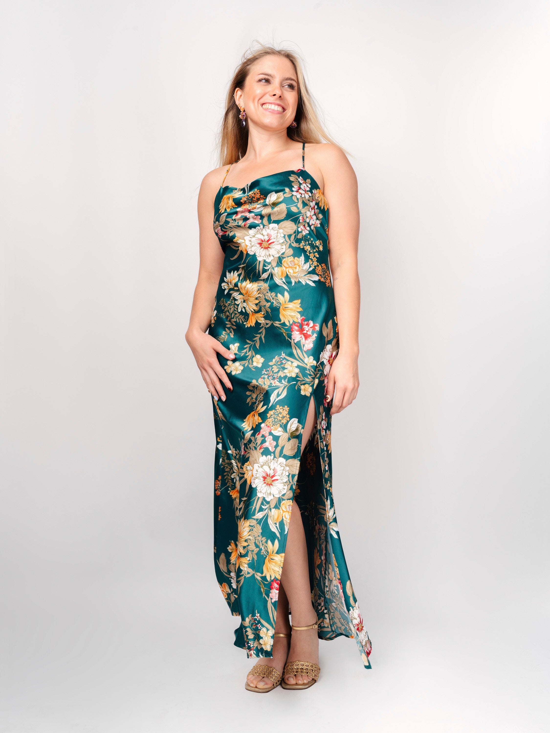 Vestido Midi Estampado