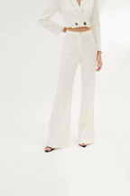 Traje Blanco Jacquard