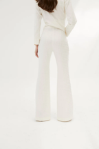 Traje Blanco Jacquard