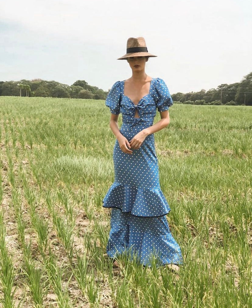 Conjunto Polka Dot Azul