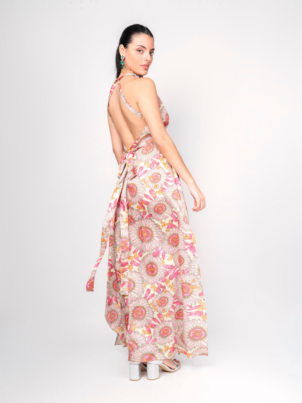 Vestido Floral Halter